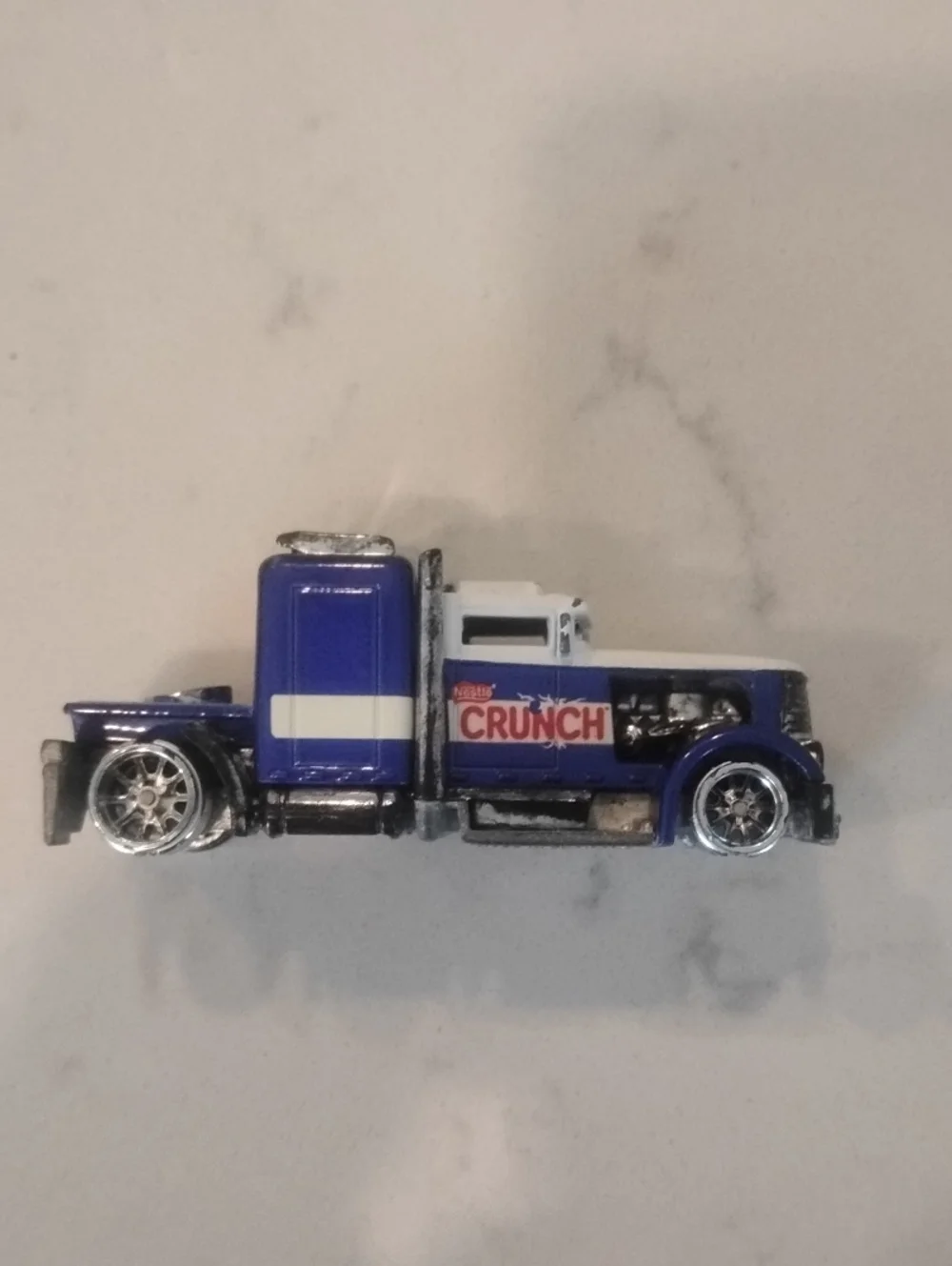 Nestle Cruch Blue Toy Semi Truck - Kids Toy